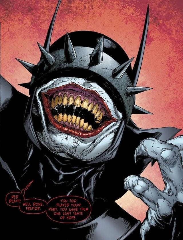 The Batman who Laughs | Batman comic art, Batman comics, Batman metal